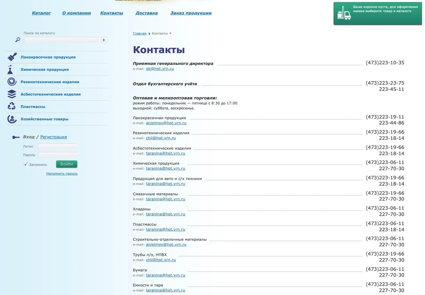 HimOptTorg department contacts